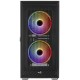 Корпус Aerocool Graphite-G-BK-v2 черный без БП ATX 3x140mm 2xUSB3.0 audio