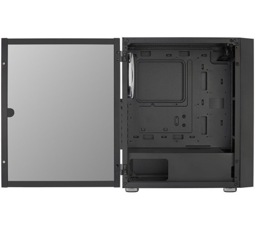 Корпус Aerocool Graphite-G-BK-v2 черный без БП ATX 3x140mm 2xUSB3.0 audio