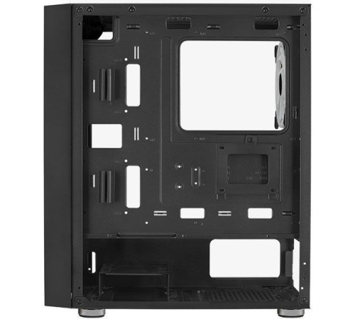 Корпус Aerocool Graphite-G-BK-v2 черный без БП ATX 3x140mm 2xUSB3.0 audio