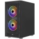 Корпус Aerocool Graphite-G-BK-v2 черный без БП ATX 3x140mm 2xUSB3.0 audio