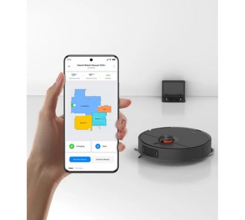 Робот-пылесос Xiaomi Robot Vacuum S20+ (Black) EU (BHR8158EU)
