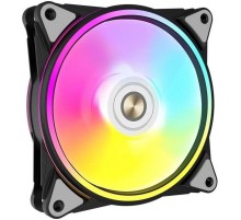 Вентилятор в корпус ALSEYE HALO PRO B-R (rubber screw) FAN 120mm, hydraulic, 800~2100rpm, max 51.87CFM, max 26dBA, ARGB. PWM, Black, RTL