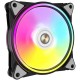Вентилятор в корпус ALSEYE HALO PRO B-R (rubber screw) FAN 120mm, hydraulic, 800~2100rpm, max 51.87CFM, max 26dBA, ARGB. PWM, Black, RTL