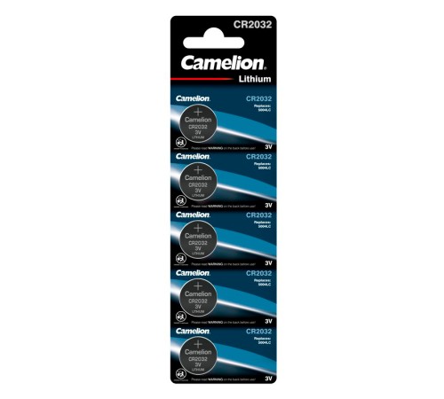Батарея Camelion Lithium CR2032 BL-5 CR2032 210mAh (5шт) блистер
