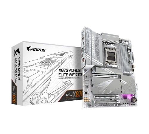 Материнская плата Gigabyte X870 AORUS ELITE WF7 ICE, RTL