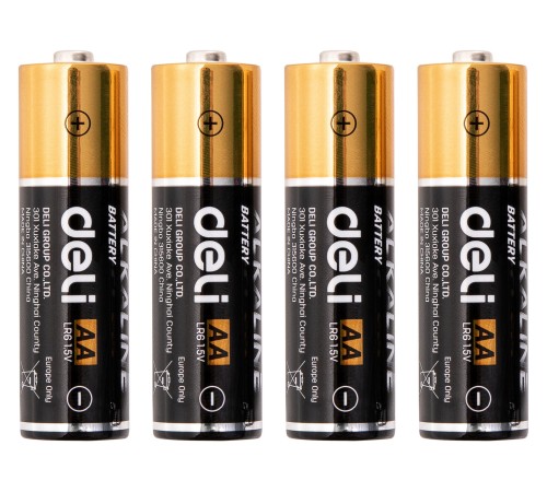 Батарея Deli E18501 AA (4шт) блистер