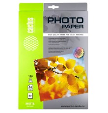Фотобумага Cactus CS-MA312050 A3/120г/м2/50л./белый матовое для струйной печати