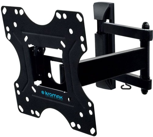 Кронштейн для телевизора Kromax OPTIMA-214 черный 20"-43" макс.30кг настенный поворотно-выдвижной и наклонный