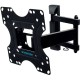 Кронштейн для телевизора Kromax OPTIMA-214 черный 20"-43" макс.30кг настенный поворотно-выдвижной и наклонный