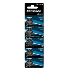 Батарея Camelion Lithium CR2025 BL-5 CR2025 150mAh (5шт) блистер