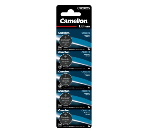 Батарея Camelion Lithium CR2025 BL-5 CR2025 150mAh (5шт) блистер
