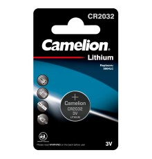 Батарея Camelion Lithium CR2032 BL-1 CR2032 210mAh (1шт) блистер