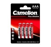 Батарея Camelion Plus Alkaline LR03-BP4 AAA 1250mAh (4шт) блистер
