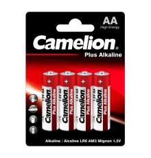 Батарея Camelion Plus Alkaline LR6-BP4 AA 2700mAh (4шт) блистер