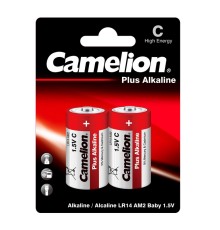 Батарея Camelion Plus Alkaline LR14-BP2 C 8000mAh (2шт) блистер