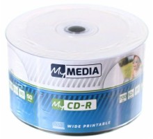 Диск CD-R MyMedia 700Mb 52x Slim case (50шт) Printable (69206)