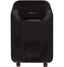 Шредер Fellowes PowerShred LX200 черный (секр.P-4)/перекрестный/12лист./22лтр./скрепки/скобы/пл.карты