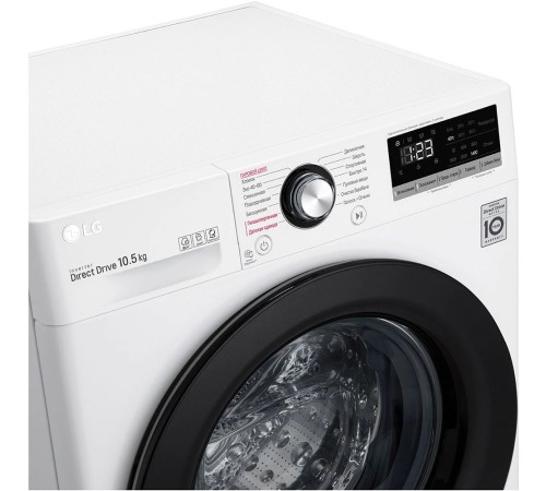 Стиральная машина LG TW4V3RS6W класс: A загр.фронтальная макс.:10.5кг белый