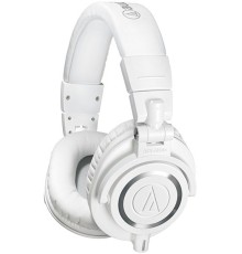 Наушники мониторные Audio-Technica ATH-M50X 1.2м белый проводные оголовье (15117335)