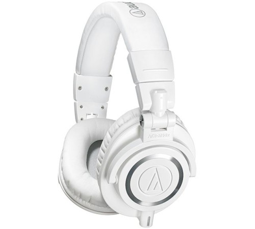 Наушники мониторные Audio-Technica ATH-M50X 1.2м белый проводные оголовье (15117335) Наушники мониторные Audio-Technica ATH-M50X 1.2м белый проводные оголовье (15117335)