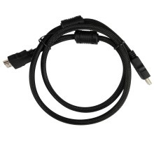 Кабель аудио-видео Buro HDMI (m)/HDMI (m) 1м. феррит.кольца Позолоченные контакты черный (HDMI-V1.4-1MC)