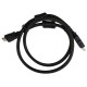 Кабель аудио-видео Buro HDMI (m)/HDMI (m) 1м. феррит.кольца Позолоченные контакты черный (HDMI-V1.4-1MC)
