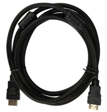 Кабель аудио-видео Buro HDMI (m)/HDMI (m) 2м. феррит.кольца Позолоченные контакты черный (HDMI-V1.4-2MC)