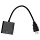 Переходник Buro HDMI-M-VGA-F HDMI (m) VGA (f) 0.1м