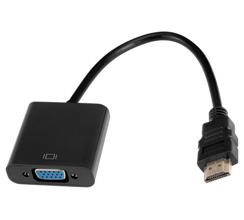 Переходник Buro HDMI-M-VGA-F HDMI (m) VGA (f) 0.1м Переходник Buro HDMI-M-VGA-F HDMI (m) VGA (f) 0.1м