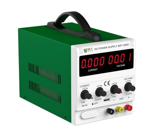Лабораторный источник питания BST-305D 30В, 5А, цифровой дисплей, 1 канал, пост. ток