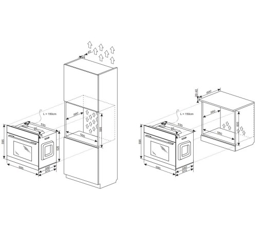 Встраиваемые электрические духовки HANSA Hansa Quadrum BOEI684721