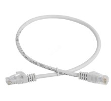Патч-корд ITK PC01-C5EU-5M UTP вилка RJ-45-вилка RJ-45 кат.5е 5м серый ПВХ (уп.:1шт)