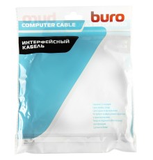 Кабель аудио-видео Buro HDMI (m)/HDMI (m) 1м. феррит.кольца Позолоченные контакты черный (BHP-HDMI-2.1-1G)
