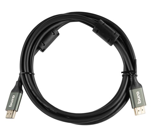 Кабель аудио-видео Buro HDMI (m)/HDMI (m) 2м. феррит.кольца Позолоченные контакты черный (BHP-HDMI-2.1-2G) Кабель аудио-видео Buro HDMI (m)/HDMI (m) 2м. феррит.кольца Позолоченные контакты черный (BHP-HDMI-2.1-2G)