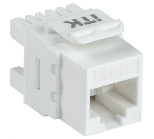 Модуль Keystone Jack кат. 5E UTP 110 IDC 180 град. ITK CS1-1C5EU-12