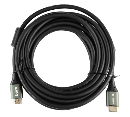 Кабель аудио-видео Buro HDMI (m)/HDMI (m) 5м. феррит.кольца Позолоченные контакты черный (BHP-HDMI-2.1-5G) Кабель аудио-видео Buro HDMI (m)/HDMI (m) 5м. феррит.кольца Позолоченные контакты черный (BHP-HDMI-2.1-5G)