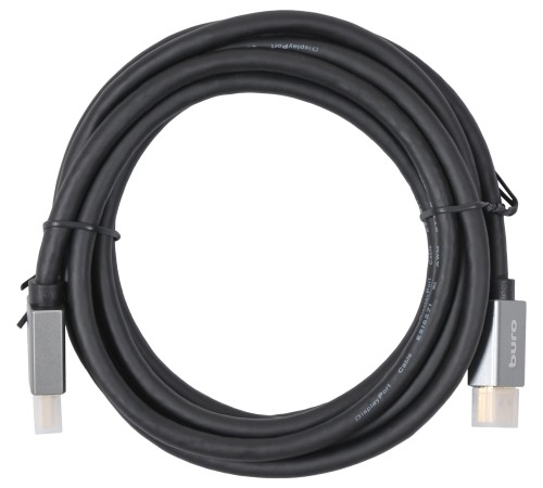 Кабель аудио-видео Buro DisplayPort (m)/DisplayPort (m) 3м. Позолоченные контакты черный (BHP-DPP-1.4-3G) Кабель аудио-видео Buro DisplayPort (m)/DisplayPort (m) 3м. Позолоченные контакты черный (BHP-DPP-1.4-3G)