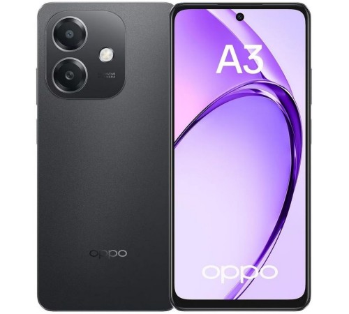 Смартфон OPPO A3 CPH2669 6+256 GB Мерцающий черный