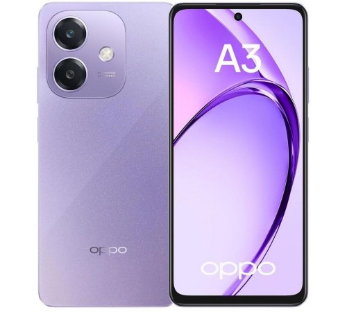 Смартфон OPPO A3 CPH2669 6+256 GB Космический Лиловый