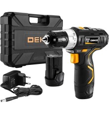 Дрель-шуруповерт Deko GCD12DU3 SET 3 аккум. патрон:быстрозажимной (кейс в комплекте)