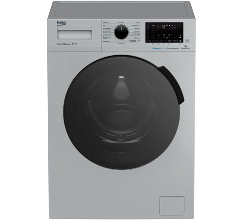 Стиральная машина Beko WSPE7H616S класс: A+++ загр.фронтальная макс.:7.5кг серебристый Стиральная машина Beko WSPE7H616S класс: A+++ загр.фронтальная макс.:7.5кг серебристый