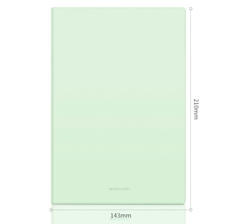Блокнот Deli 22283LT-GREEN 210х143мм искусст. кожа 96л светло-зеленый