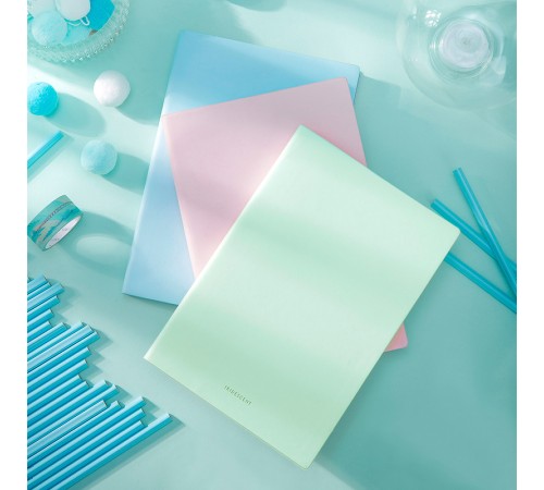 Блокнот Deli 22283LT-GREEN 210х143мм искусст. кожа 96л светло-зеленый