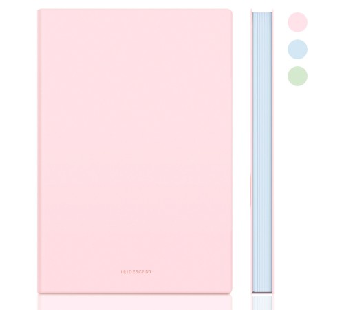 Блокнот Deli 22283LT-PINK 210х143мм искусст. кожа 96л светло-розовый