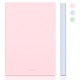 Блокнот Deli 22283LT-PINK 210х143мм искусст. кожа 96л светло-розовый