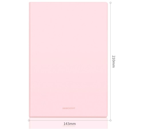 Блокнот Deli 22283LT-PINK 210х143мм искусст. кожа 96л светло-розовый