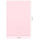 Блокнот Deli 22283LT-PINK 210х143мм искусст. кожа 96л светло-розовый