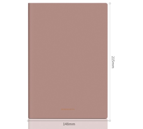 Блокнот Deli 22284BROWN 210х143мм искусст. кожа 96л коричневый