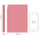 Блокнот Deli 22290PINK 210х143мм искусст. кожа 112л розовый