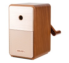 Точилка для карандашей механическая Deli 71160Brown 1 отверстие пластик коричневый